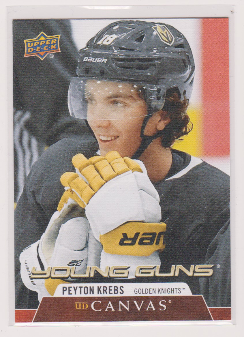 2020-21 Upper Deck Canvas #C112 Peyton Krebs YG (image for) 2020-21 Upper Deck Canvas #C112 Peyton Krebs YG